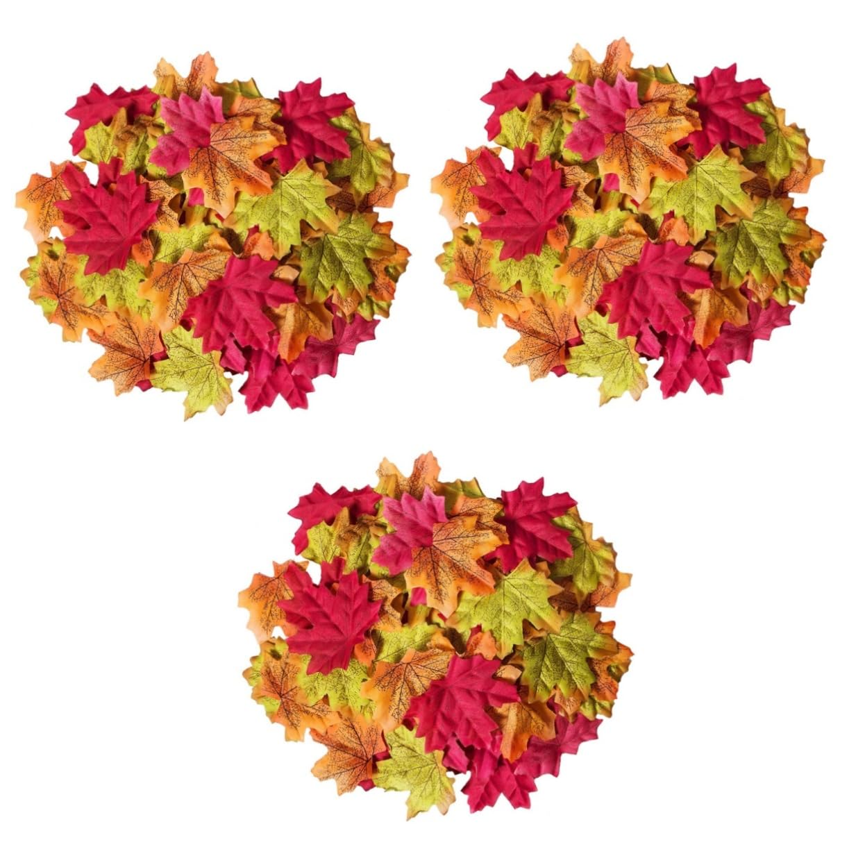 Cabilock 3 Set Simulazione Foglia D'acero 8cm Pianta Decorazioni Autunnali Per La Casa Foglie Artificiali Foglie Autunnali Di Acero Di Stoffa Simulazione D'acero 600 Pezzi * 3