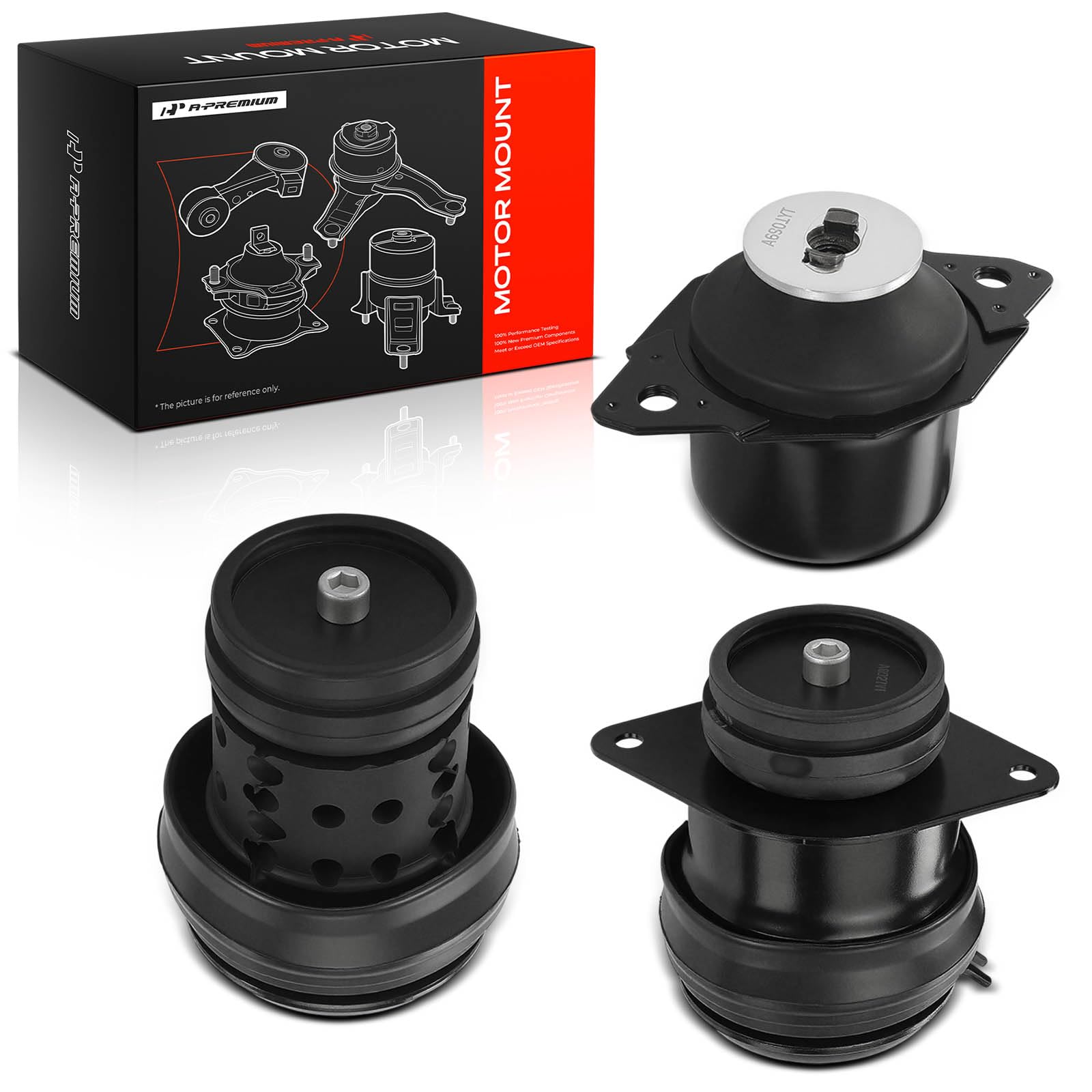 Rear Left Engine / Transmission Mount – Fits Volkswagen 1985-1994 (AD AutoParts)