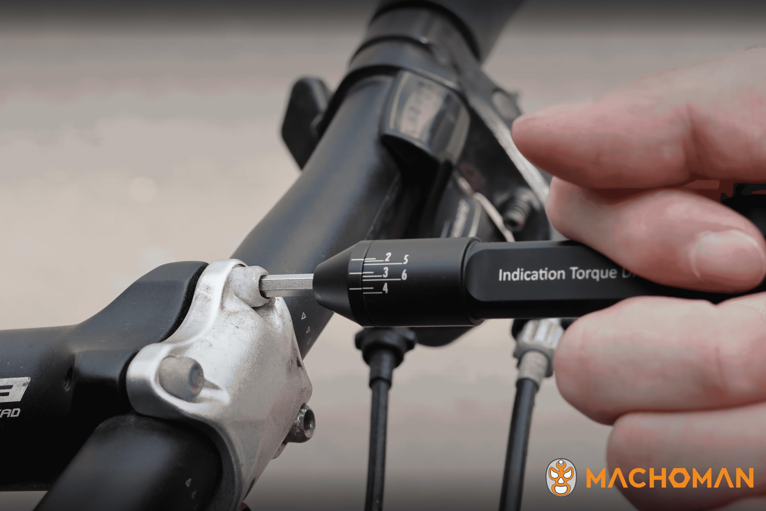 MACHOMAN Destornillador Dinamométrico con Indicador 2–6 Nm, Compacto y Plegable para un Almacenamiento Fácil, Herramienta de Apriete de Precisión, TQW2433T