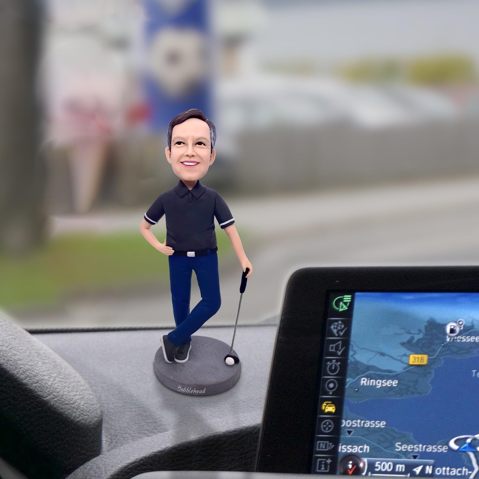 Bobblehead - Personaggio musicale personalizzato, regalo artigianale per gli amanti della musica, elegante decorazione per casa e ufficio, collezione unica, realizzata con la tua foto