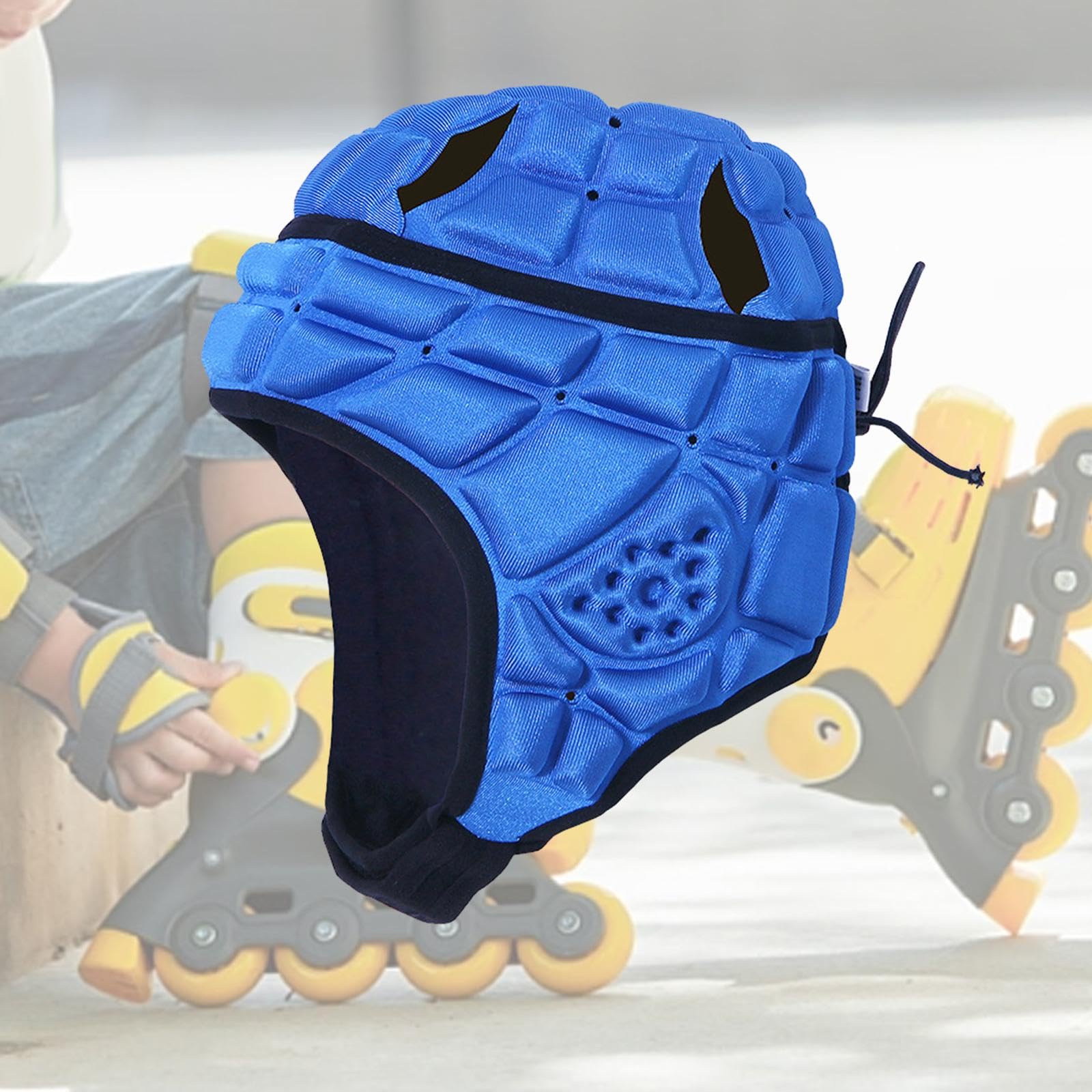 Casque de Rugby pour Enfants, Protège-Chef de Rugby, Coque Souple Rembourrée, Drapeau Polyvalent, Casque de Football, Couvre-Chef de Rugby pour Skateb