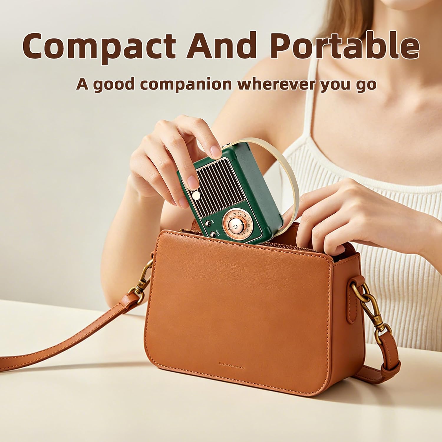 Baolira Retro Bluetooth Speaker, Office Decor for Women, Gifts for Teens