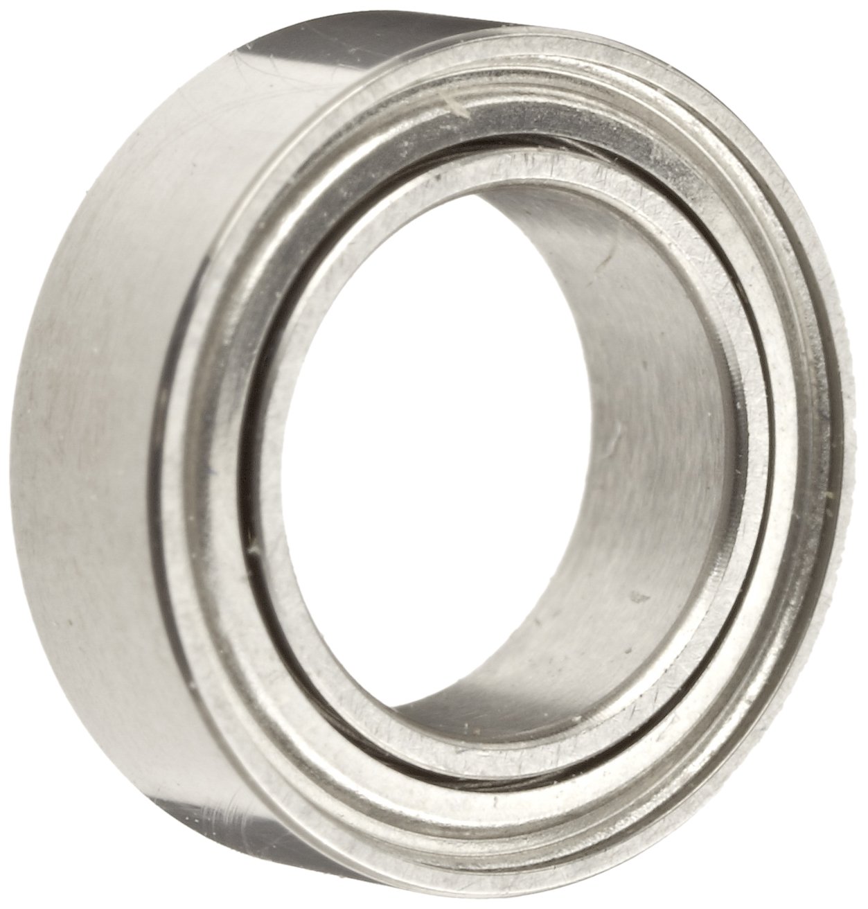 Dynaroll Precision Miniature Ball Bearing, ABEC-5, Double Shielded, Stainless Steel, Metric
