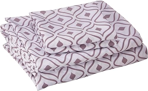 Miniatura 4 de Chic Home Ayala - Juego de 4 piezas súper suave con estampado de diamantes de dos tonos, diseño geométrico de bolsillo profundo, incluye sábanas