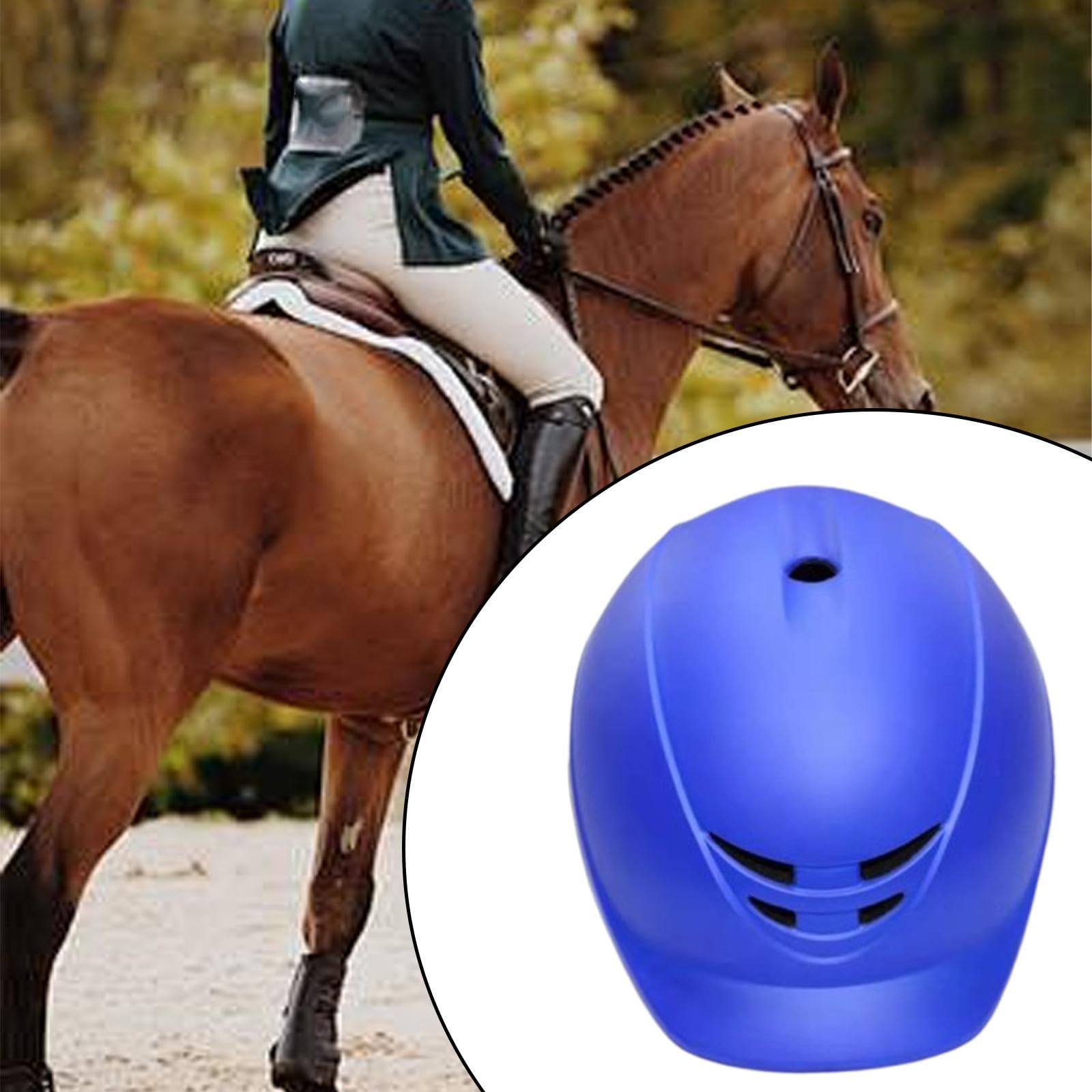 Casco de Equitación Casco de Casco Protector para Hípica con Estructura Reforzada PC Lavable Adecuado para Ciclismo Y Senderismo Exterio