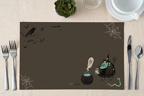 Miniatura 2 de DB Party Studio Halloween Paper Place Mats 25 Pack Witches Brew Disposable Indoor Outdoor Easy Cleanup Placemat Table Settings Home School Children