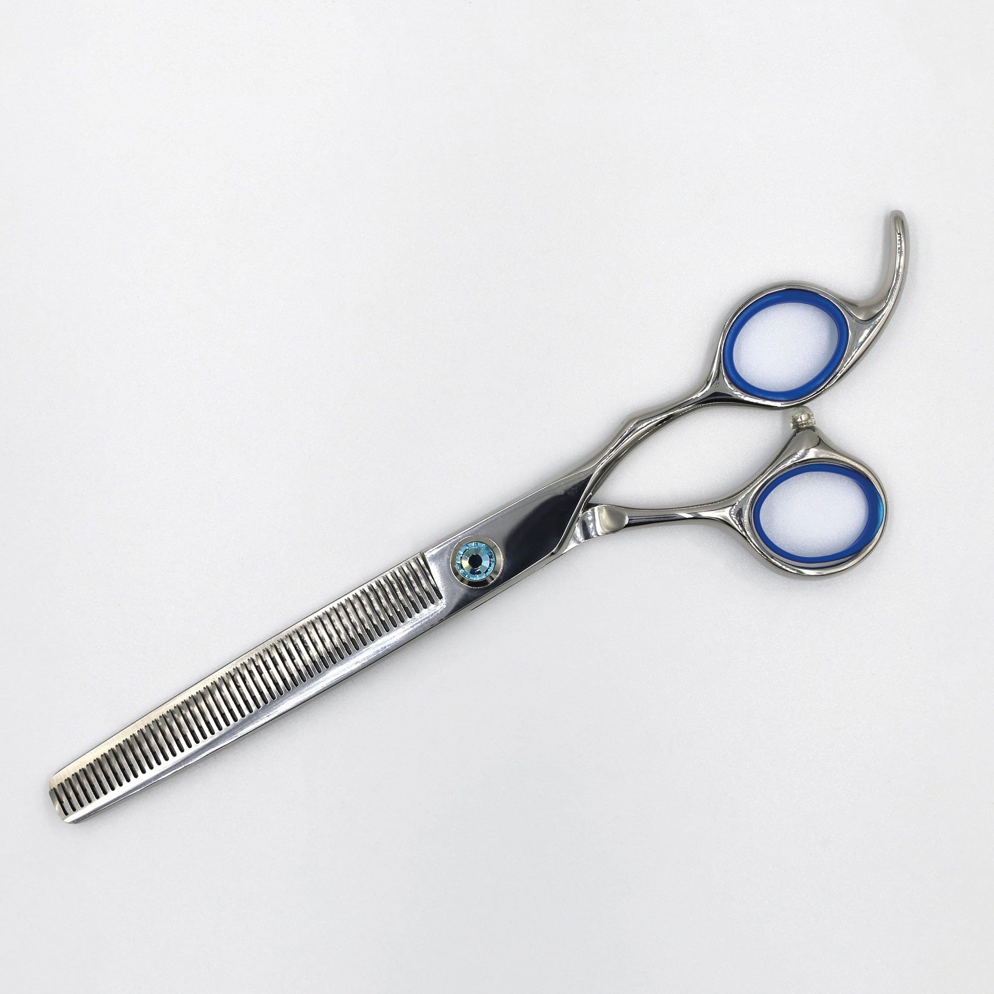 Groomers Blue Topaz 7" 40T Blending Professional Dog Grooming Scissors - Heavy Duty Stainless Steel