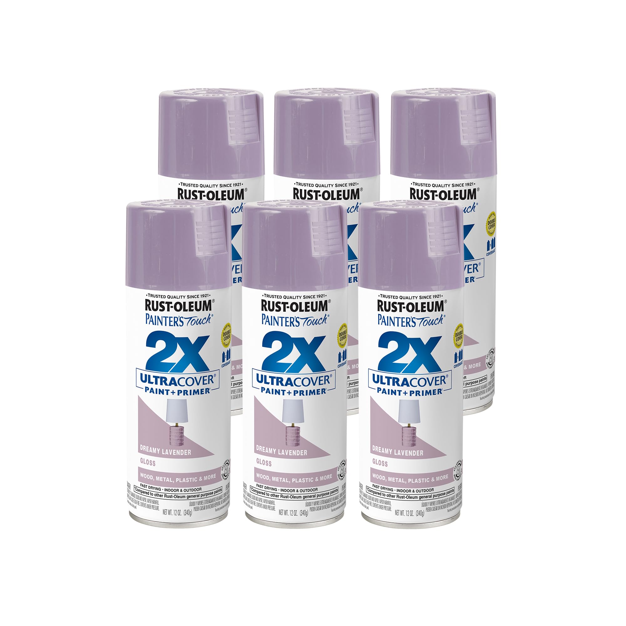 Rust-Oleum 366991-6PK Painter's Touch 2X Ultra Cover Spray Paint