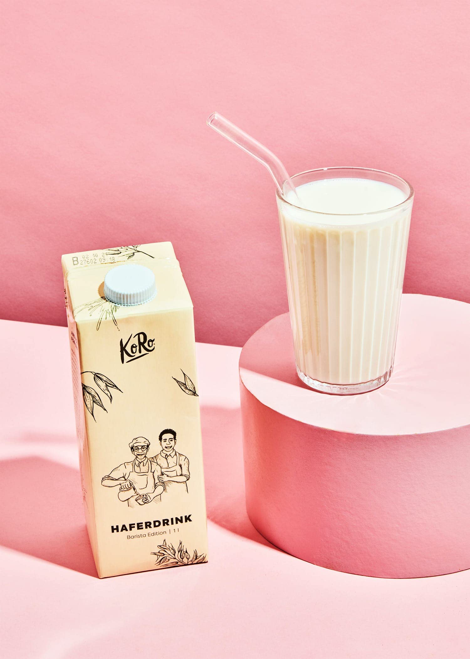 KoRo - Boisson à l'avoine Barista 1 L - Vegan - Sans gluten - Sans sucre raffiné