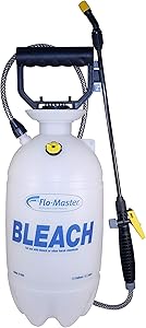 RL FLOMASTER 1.5 Gal. Bleach Sprayer - White, Handheld Chemical Sprayer with 1.5 Gallon Capacity and Viton Seals