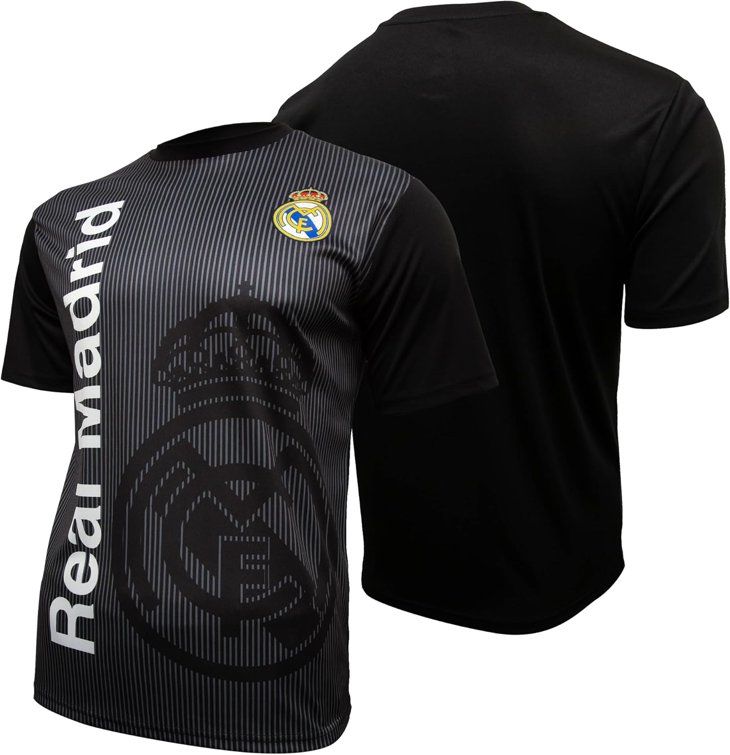 Icon Sports Men Compatible with Real Madrid Sublimation Logo Poly Soccer Jersey - White - Image 6