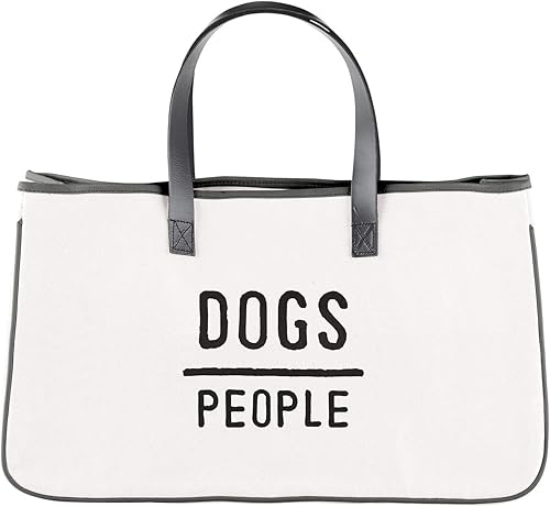 Santa Barbara Design Studio Bolso de lona cara a cara, grande, para perros y personas