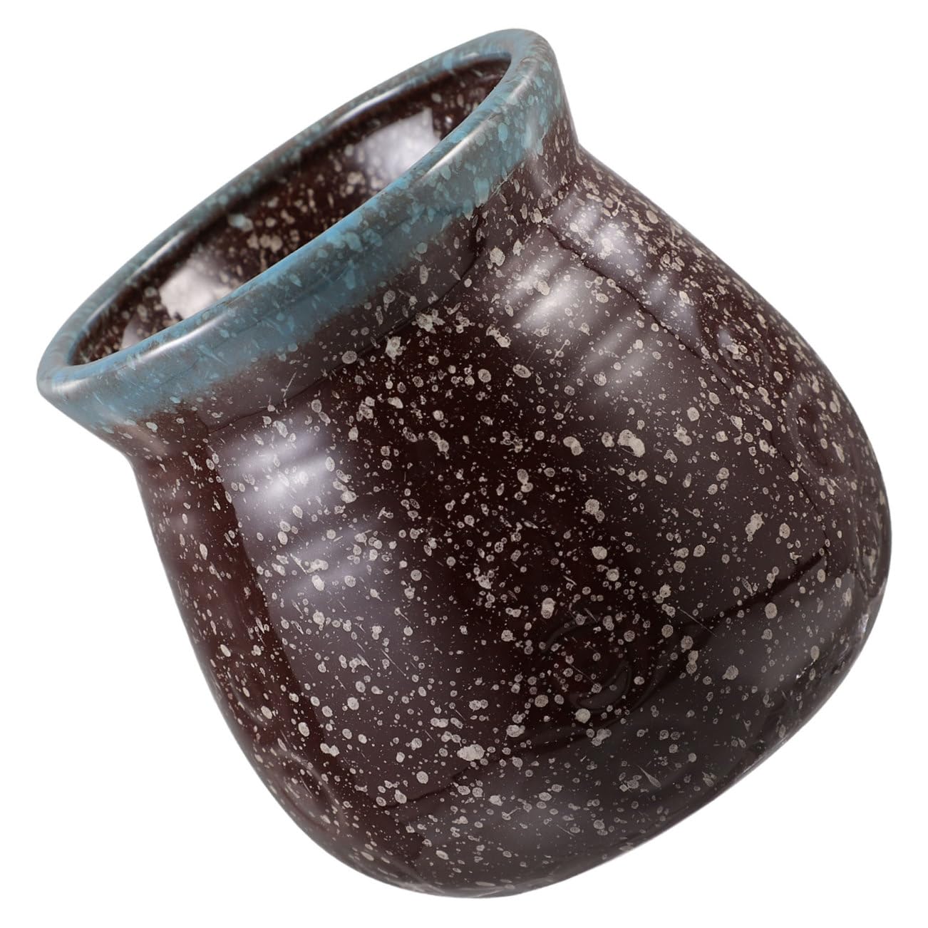 TOPBATHY Pot de Rangement en Céramique Pratique et Élégant Style Japonerie Vintage pour Baguettes et Couverts Cuisine Décoration Maison