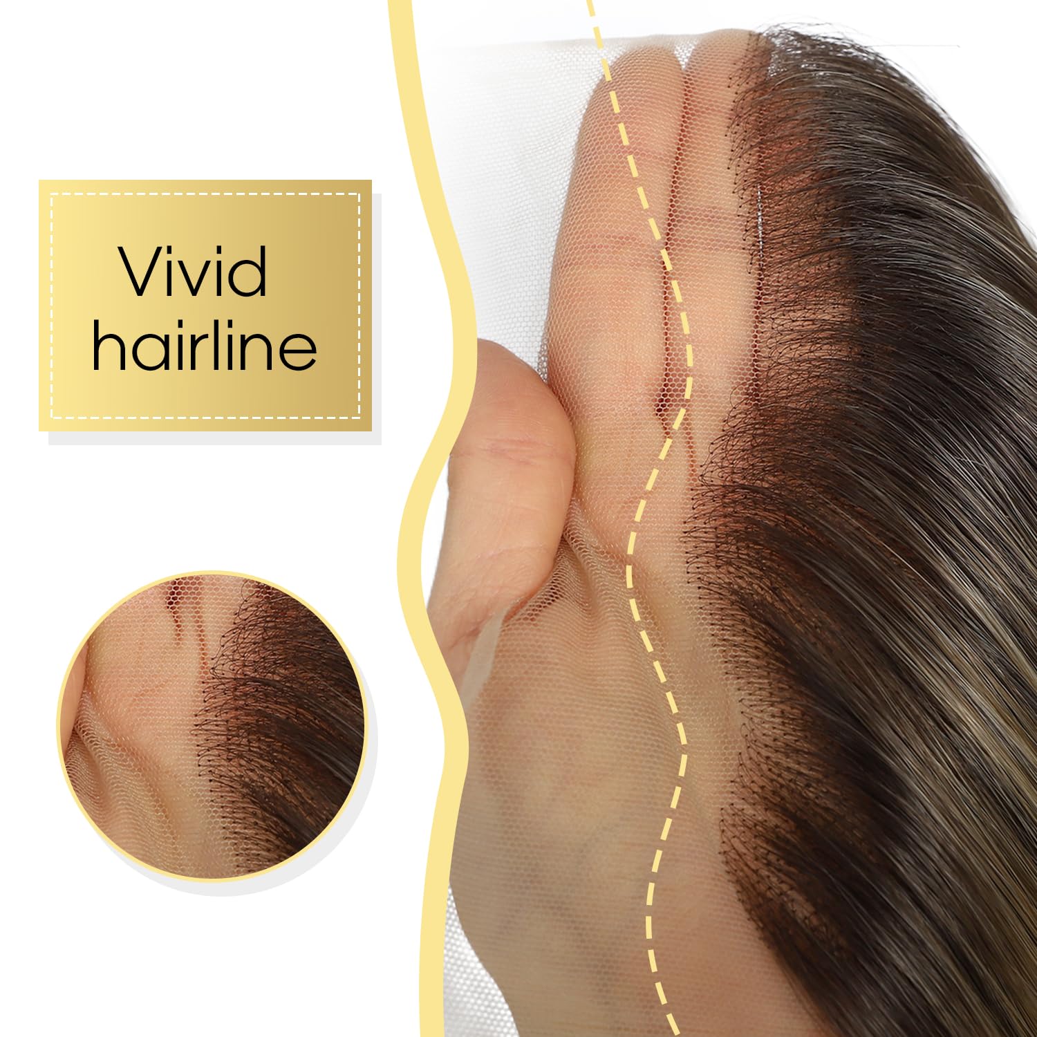 SOMIARIK Brown Lace Front Wig - Image 4