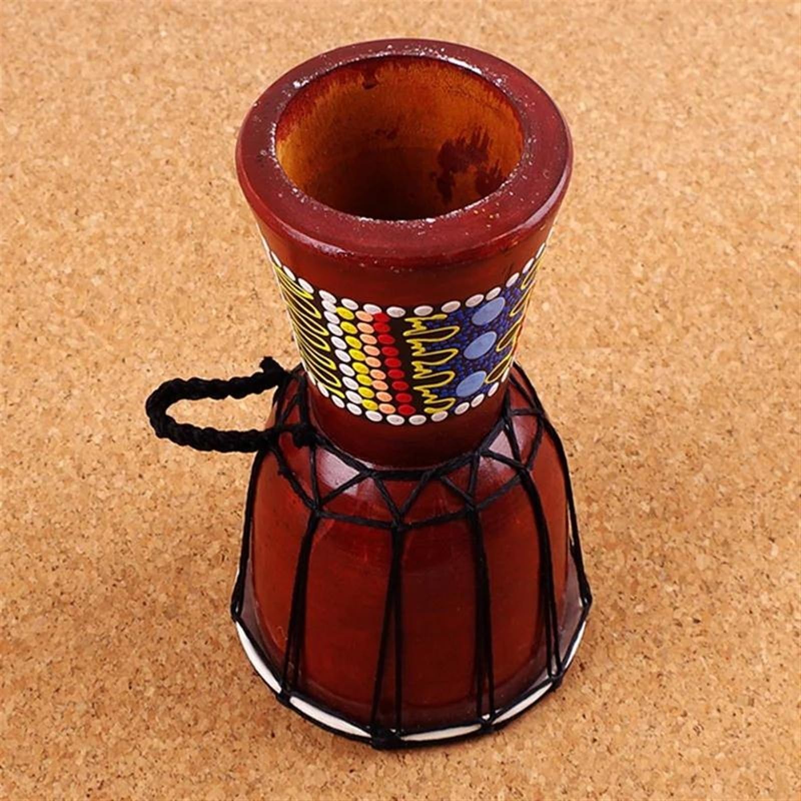5-calowy Afrykański Bęben Djembe Bęben Ręczny Dobry Dźwięk Instrumentu Perkusyjnego Instrument Muzyczny Bęben Afrykański Djembe dla Początkujących