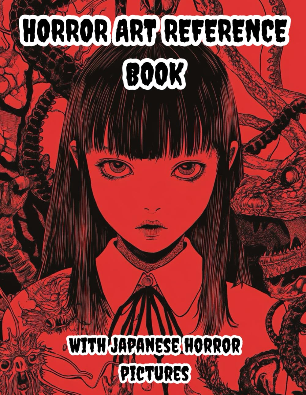 Japanese Horror Artist Reference Book for Drawing and Artworks for Artists