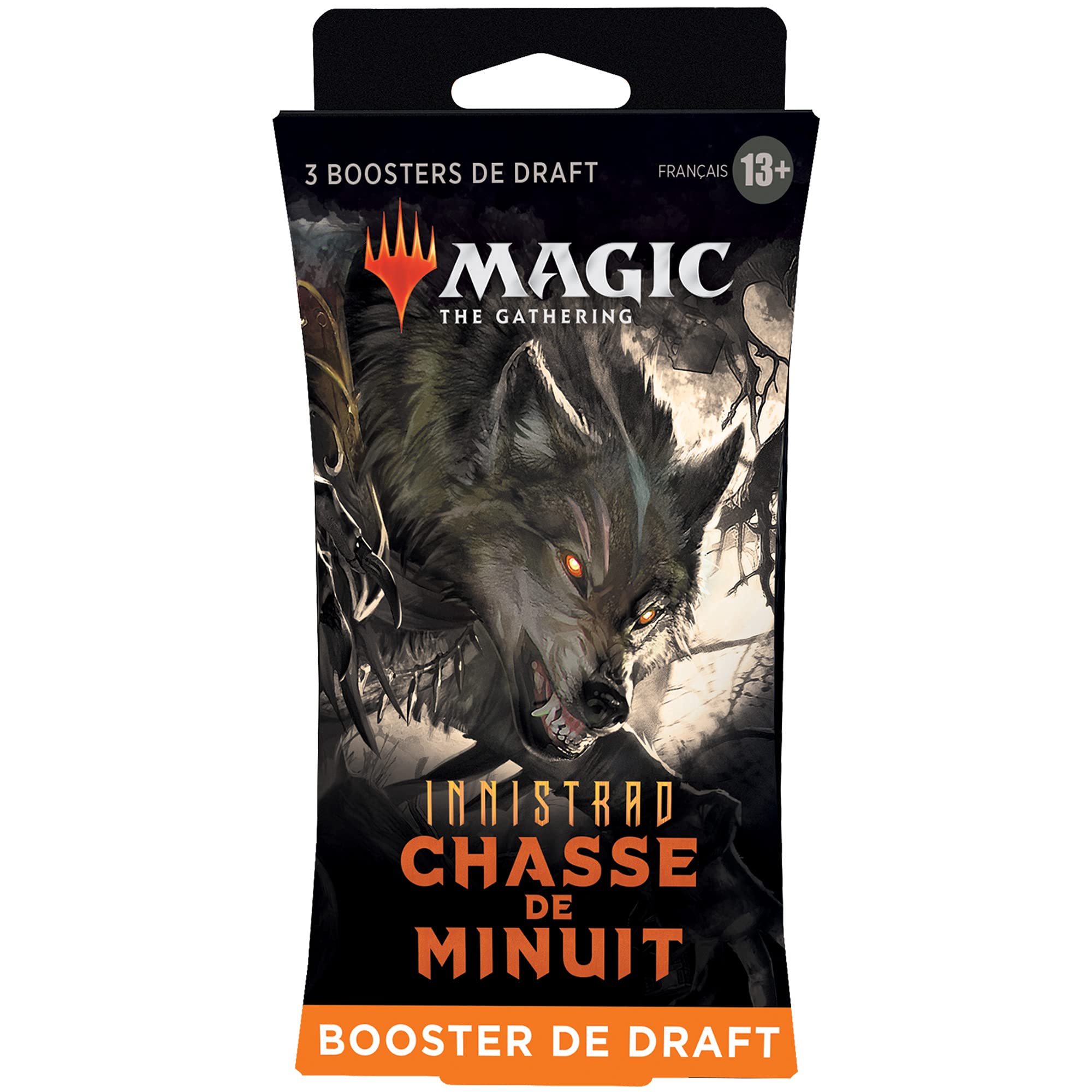 Magic The Gathering - Pack de Draft de 3 boosters Innistrad : Chasse de Minuit Multipack