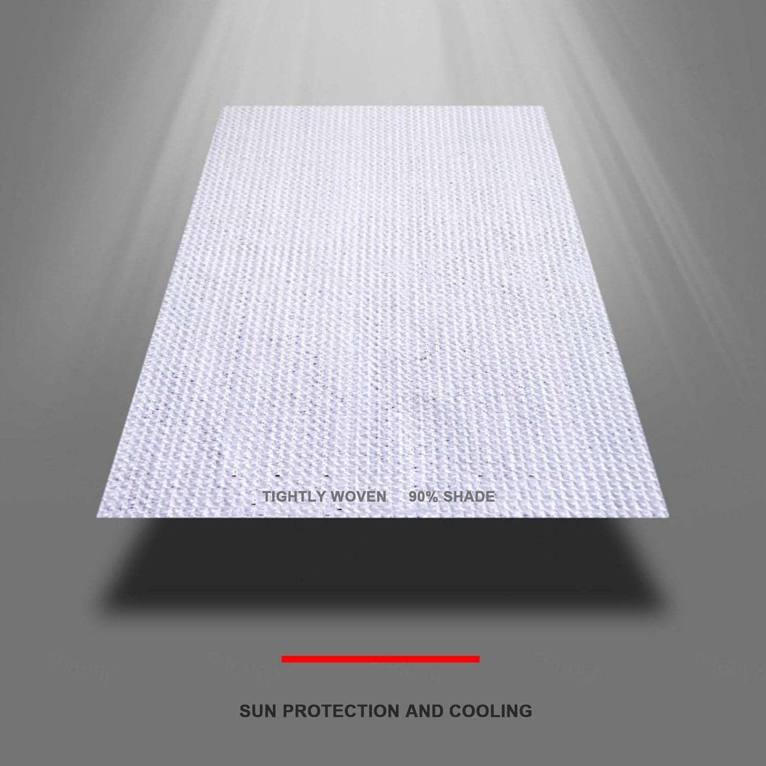 Pergola Sunblock Cloth, Heat Insulation and Cooling Shade net, White Shade Cloth,UV Protection Shade sail, Greenhouse Shading Blinds,Garden Shelter,Beige-2x10m(6.6 * 32.8ft)