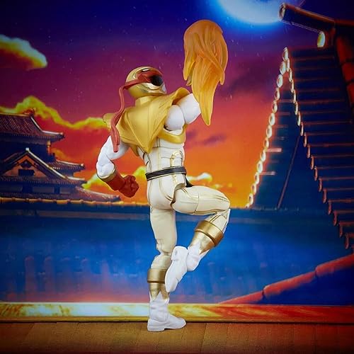 Miniatura 6 de Power Rangers X Street Fighter Lightning Collection Morphed Ryu Crimson Hawk Ranger Collab Figura de acción inspirada en videojuegos