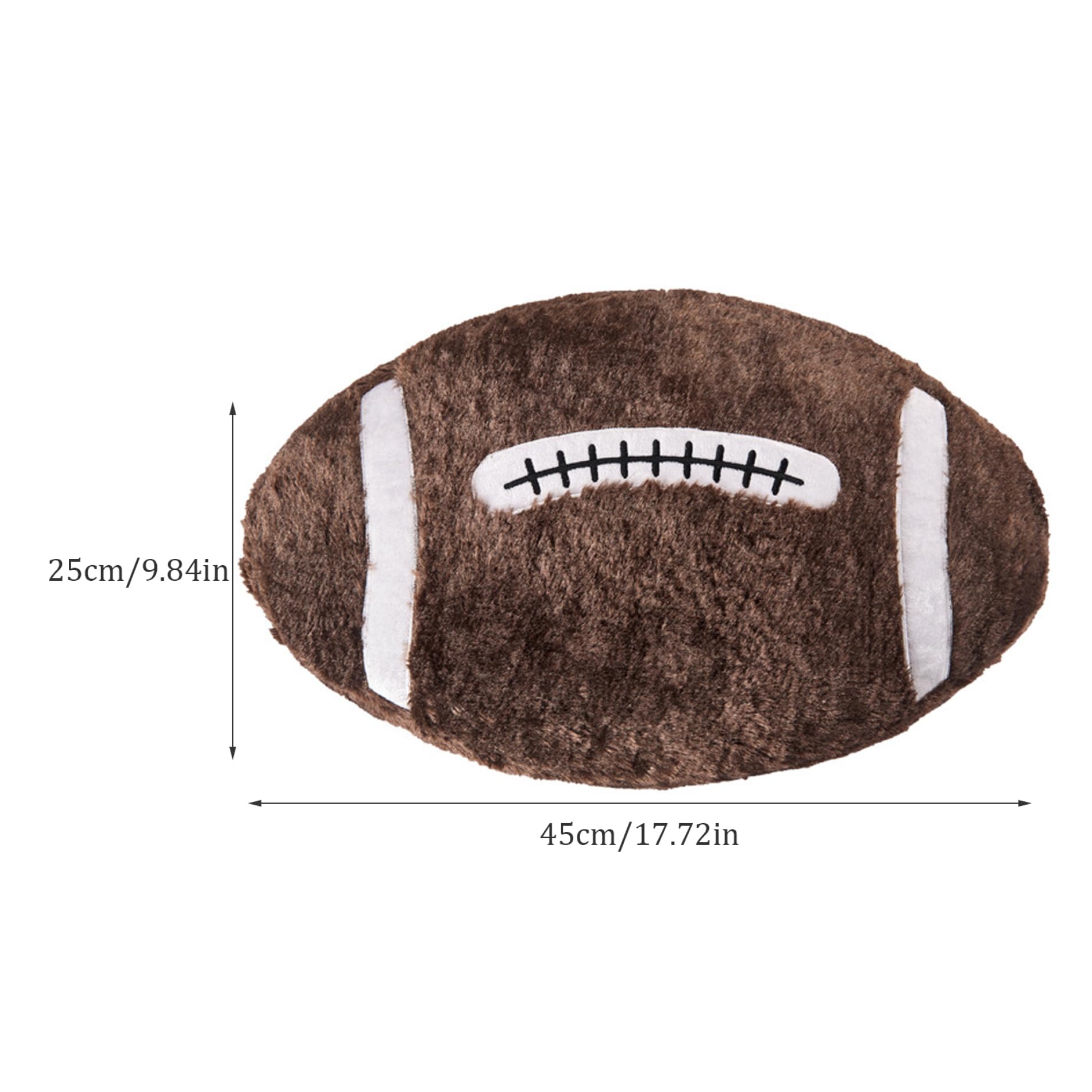 Voetbal Kussen Voetbal Kussens Pluche Winter Katoen Gevuld Realistisch Rits Sport Kussen Afneembare Wasbare Zachte Flexibele Sport Decor voor Jongens Slaapkamer