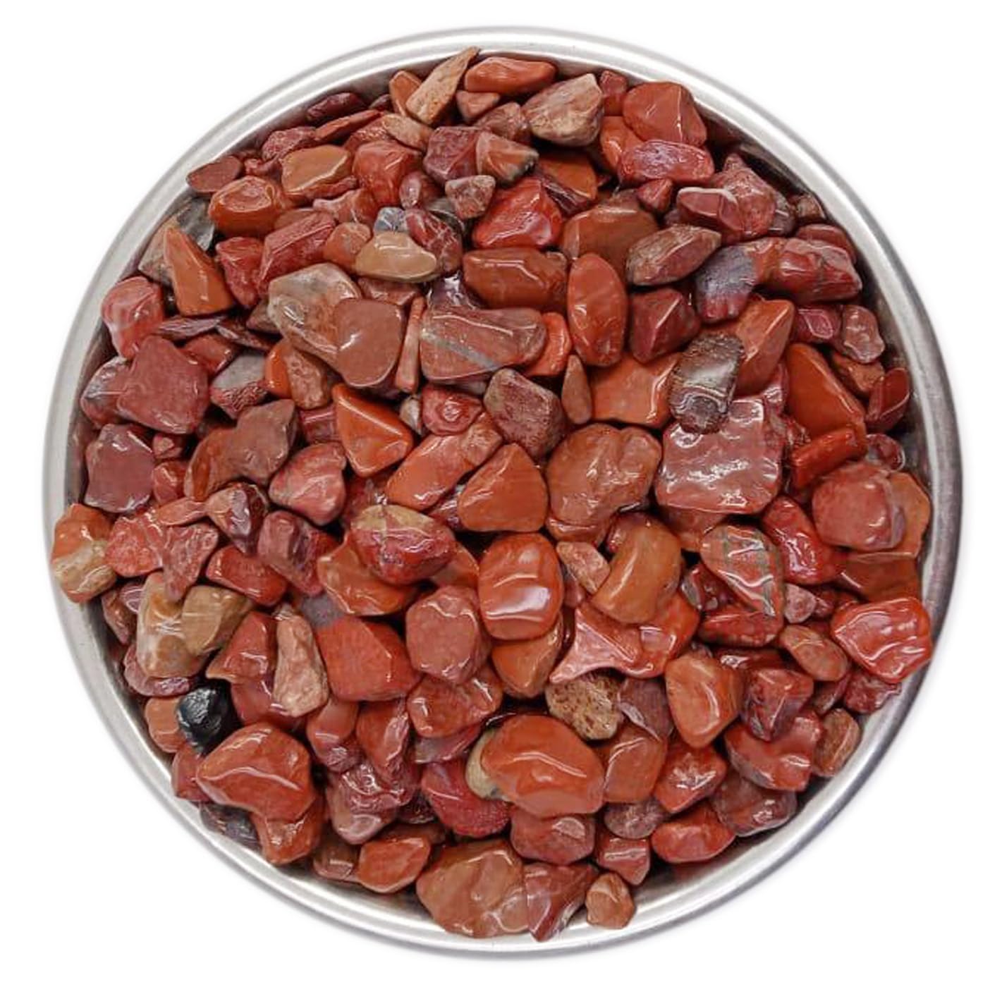 eshoppee Natural Red Jesper Stone Chips 200grm semiprecious Stone for Home Decor and Prosperity (20)-image-48