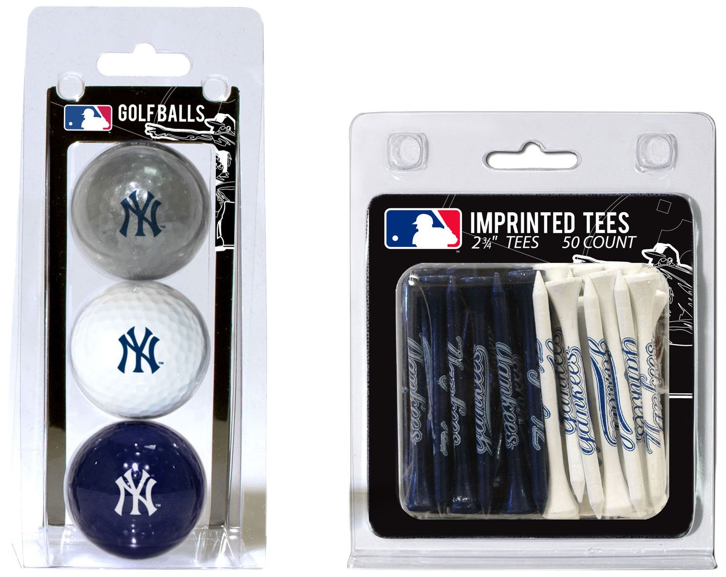 Amazon | Team Golf MLB ニューヨークヤンキース ゴルフボール3個と