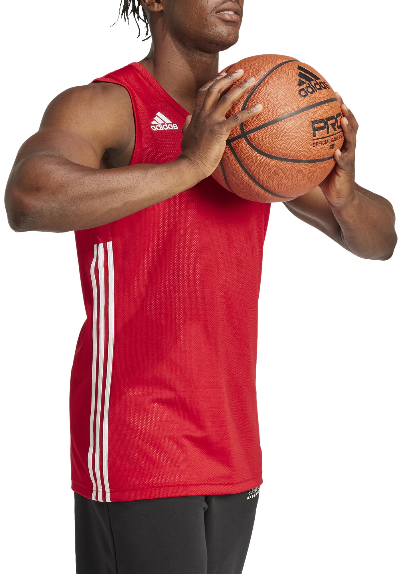 adidas Herren 3G Speed Reversible Jersey, Power Red / White, XL