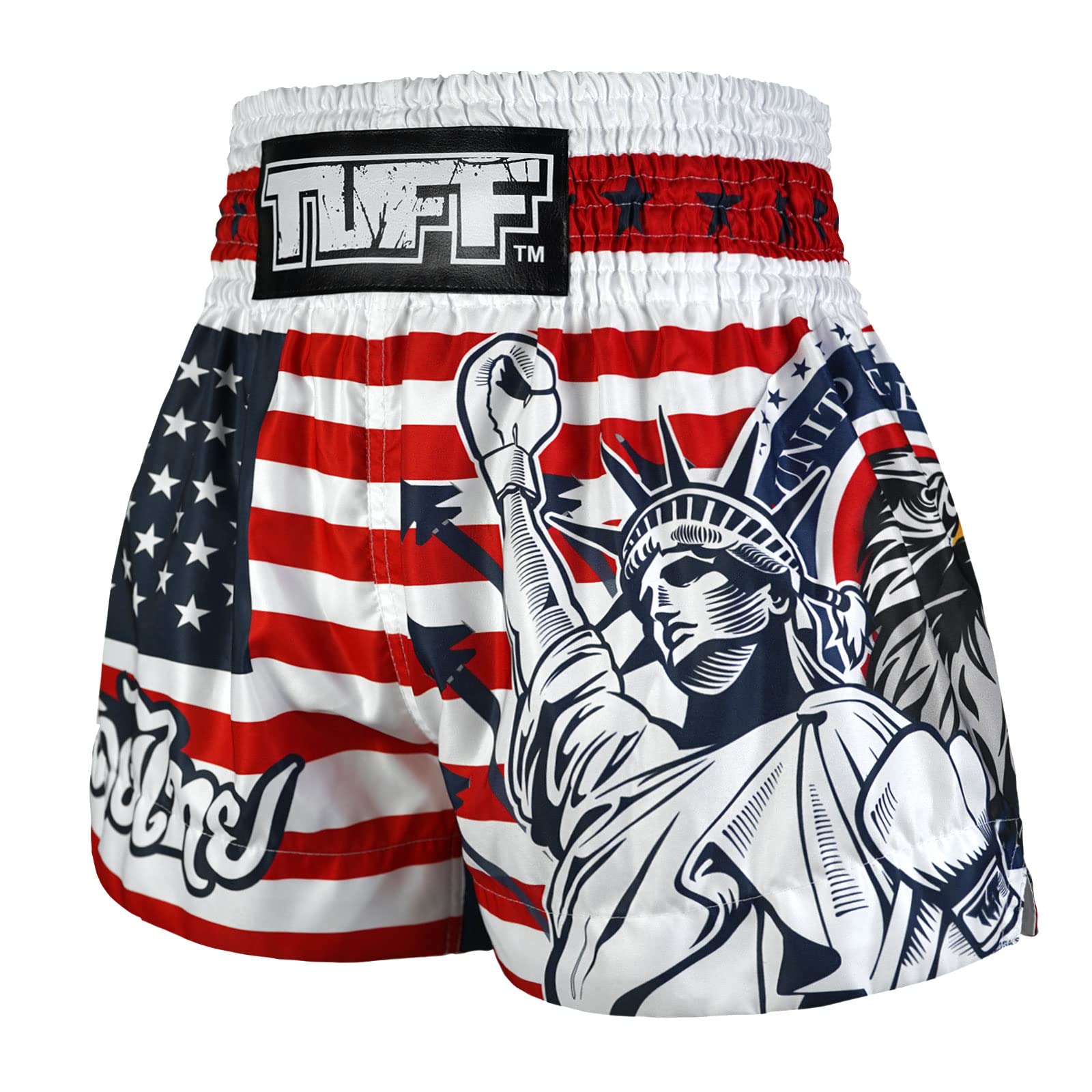 Tuff Sport Pantaloncini da Muay Thai, boxe, arti marziali, kickboxing, stile tradizionale