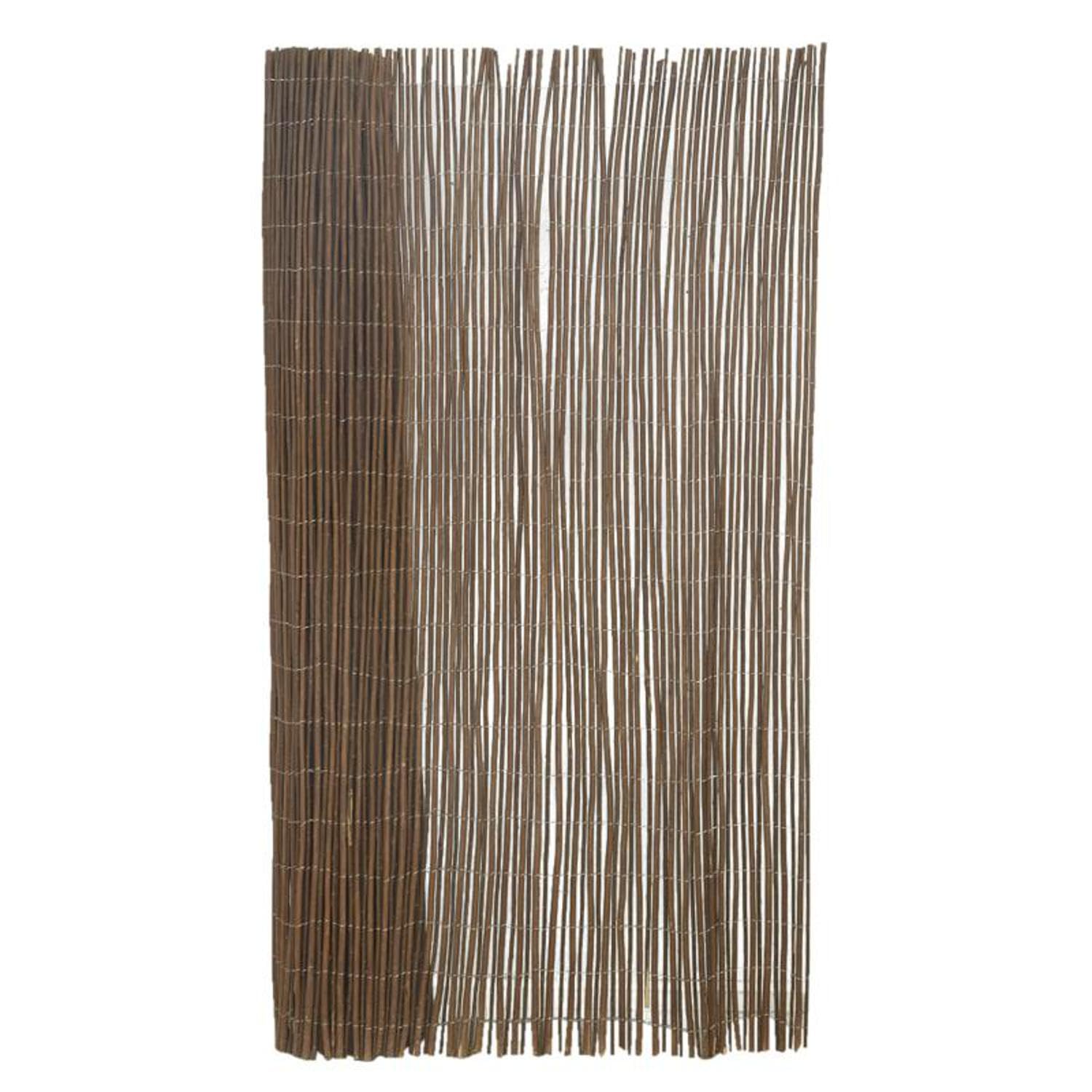AUBRY GASPARD - Canisse en Osier Naturel - Brise Vue jardin occultant - Livré en rouleau avec Sac de Transport - Idéale pour Jardin et Terrasse - Résistant aux intempéries - 200x500 cm