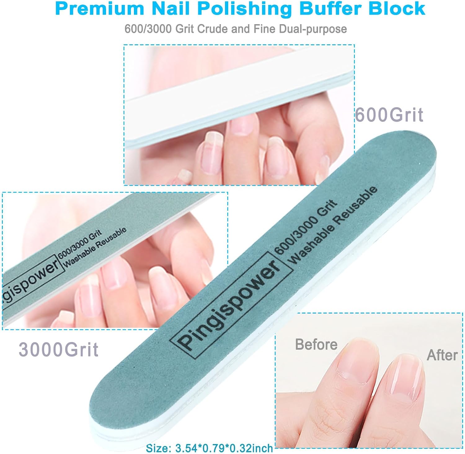 Nail Files and Buffers for Natural, Gel & Acrylic Nails