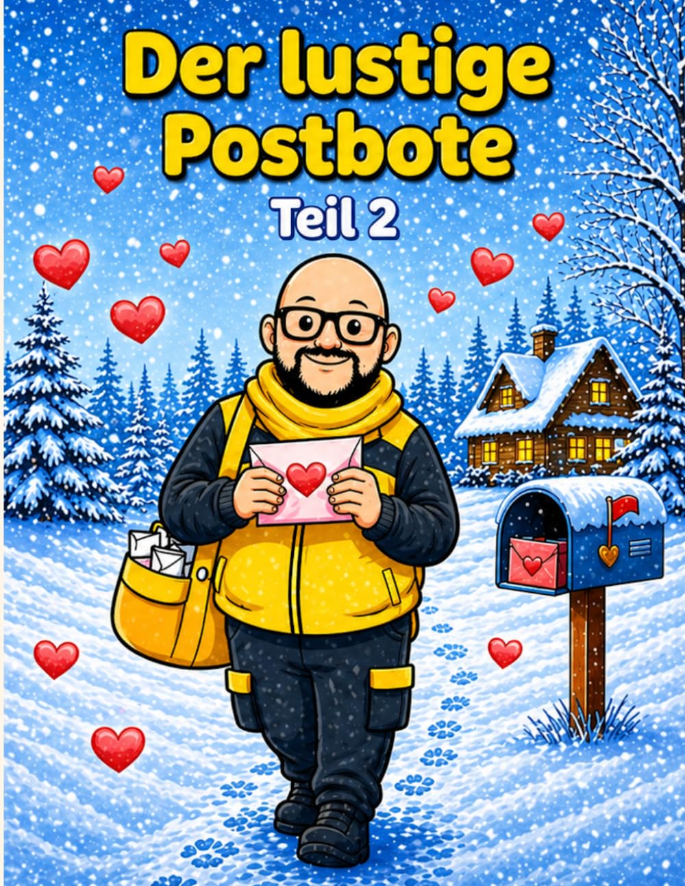 Der lustige Postbote – Teil 2: Ein liebevolles Ausmalbuch für Kinder ab 3 Jahren – mit 28 fröhlichen Motiven rund um Briefe, Pakete und spannende ... für Kinder ab 3 Jahre - Zum Thema Post)