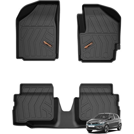 Amazon Basics 5D Car Floor Mats Black