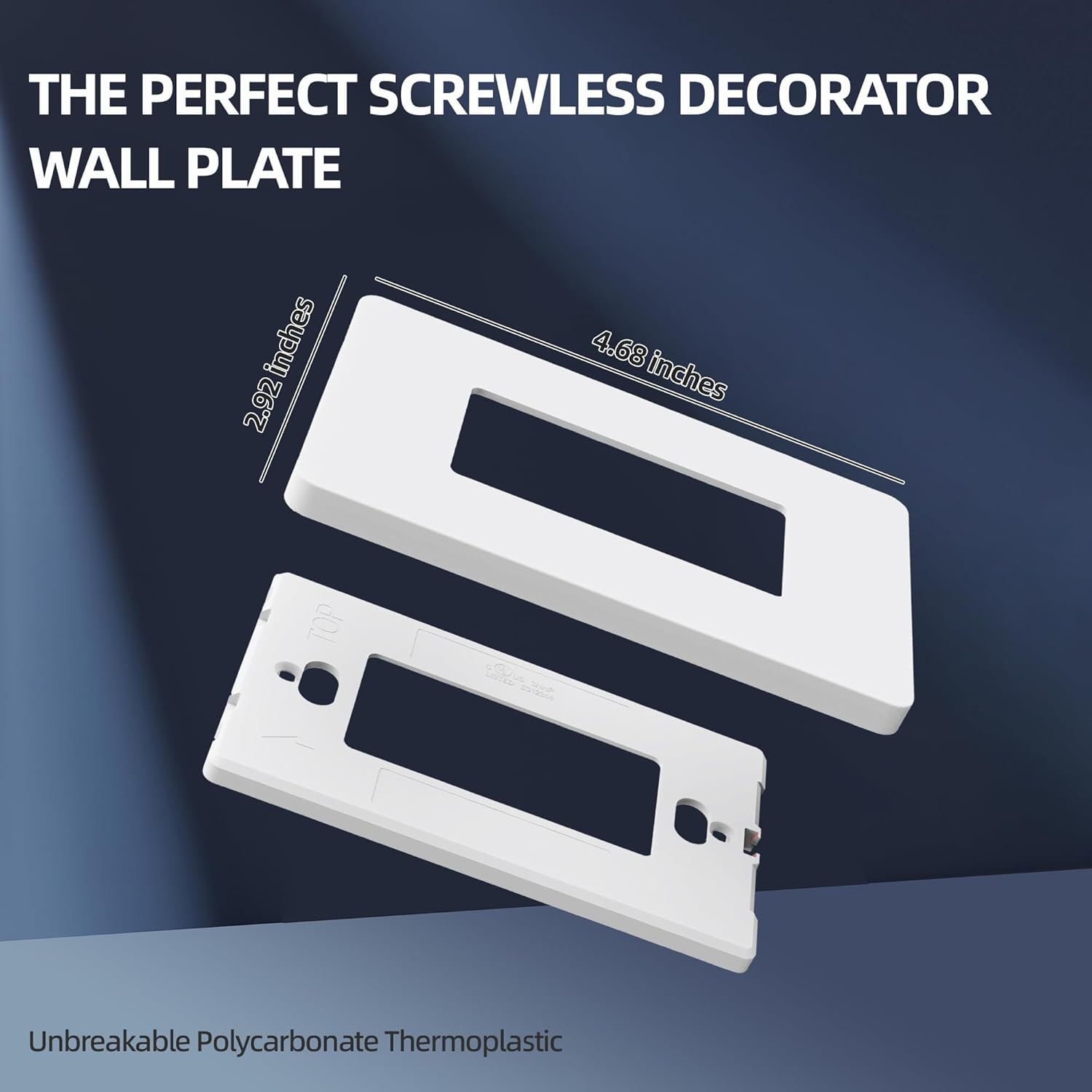ThunderWay 3 Way Matte White Light Switch with Cover Plate, 15A 120/277 V Three Way Decorative Paddle Switches, Self-Grounding, Residential and Commercial Grade, UL Listed, 10 Pack