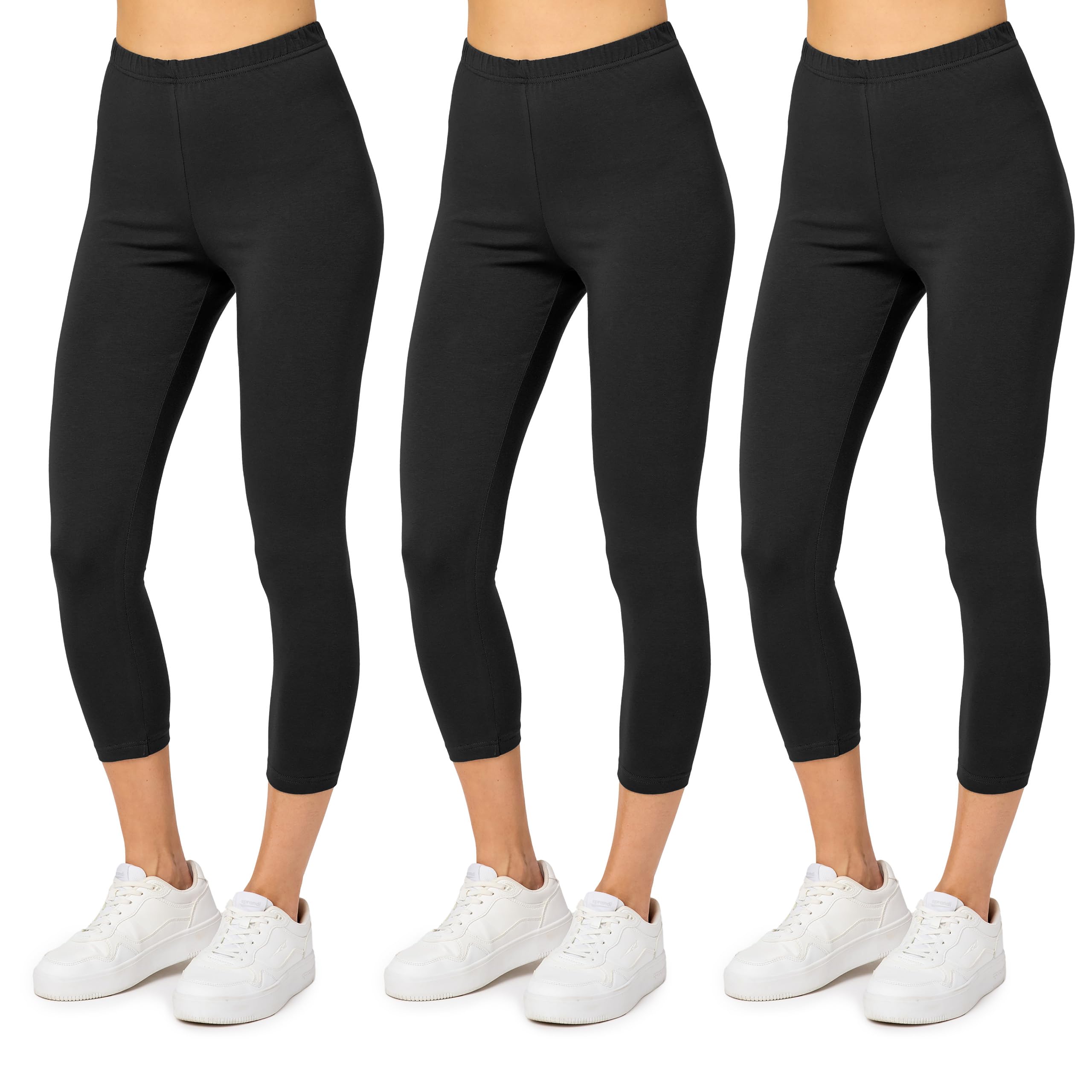 Merry Style Leggings Donna 3/4 Pantaloni Capri Morbidi E Confortevoli Leggins In Cotone Traspirante Elastici Delicati Sulla Pelle Sensibile Ms10 199 Rosso Vinaccia Xl 1047918467
