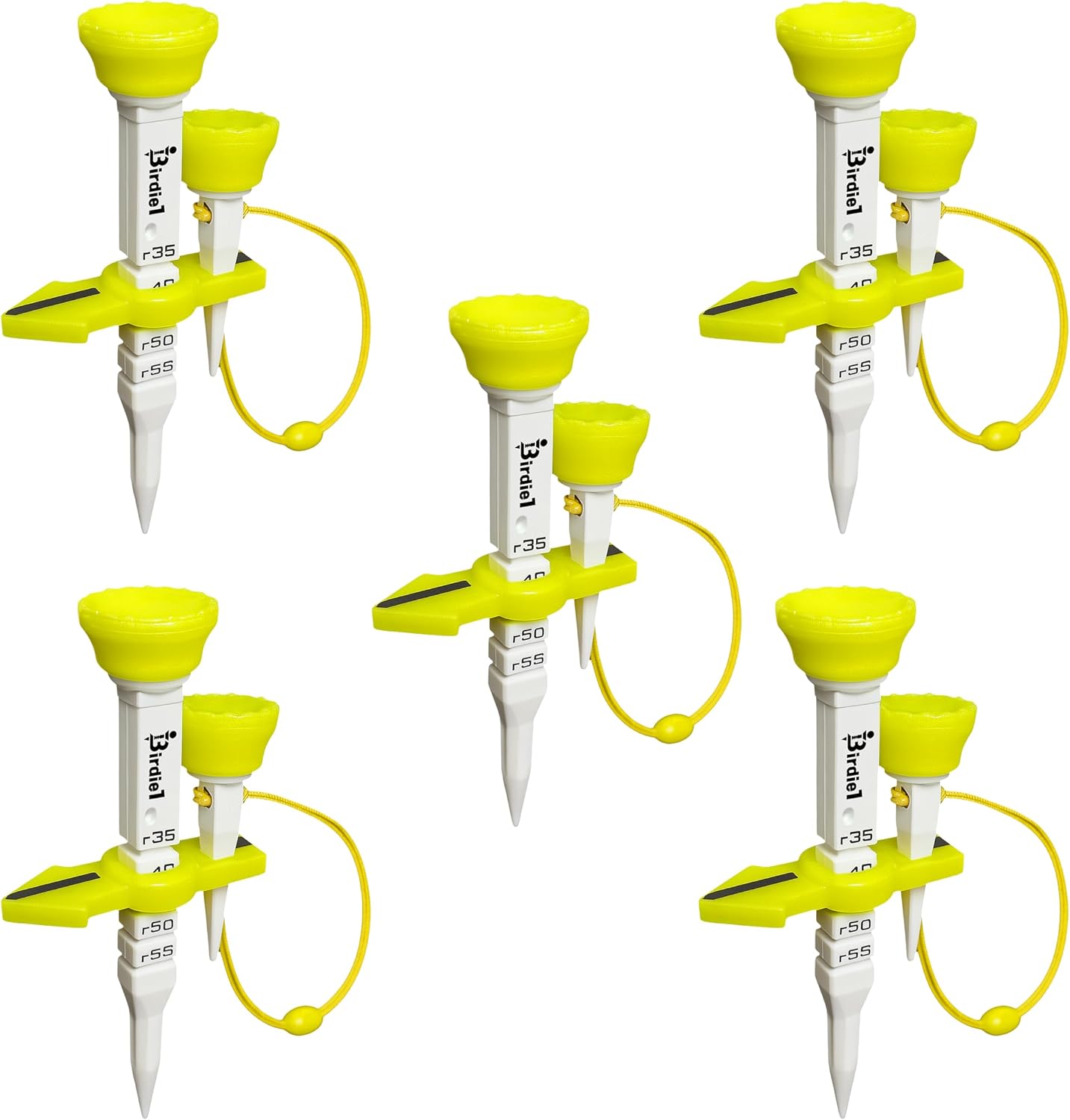 Birdie1 Smart Golf Tees (Long Tees+Short Tees) 1P, 5ea
