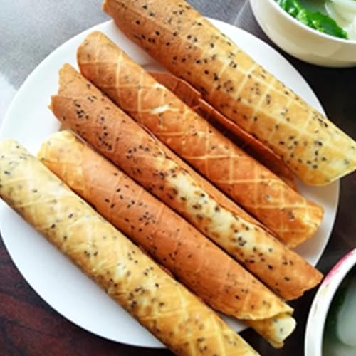 Miniatura 7 de Dicunoy Máquina para hacer conos de gofres, máquina de cono de helado antiadherente, bandeja para crepas de huevo de 6.7 pulgadas, molde de tortilla