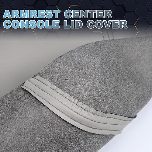 Miniatura 74 de PIT66 Tapa de consola central compatible con Hyundai Sonata 2015-2019, color gris