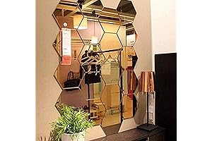 3D Mirror Wall Stickers Create Geometric Style Walls
