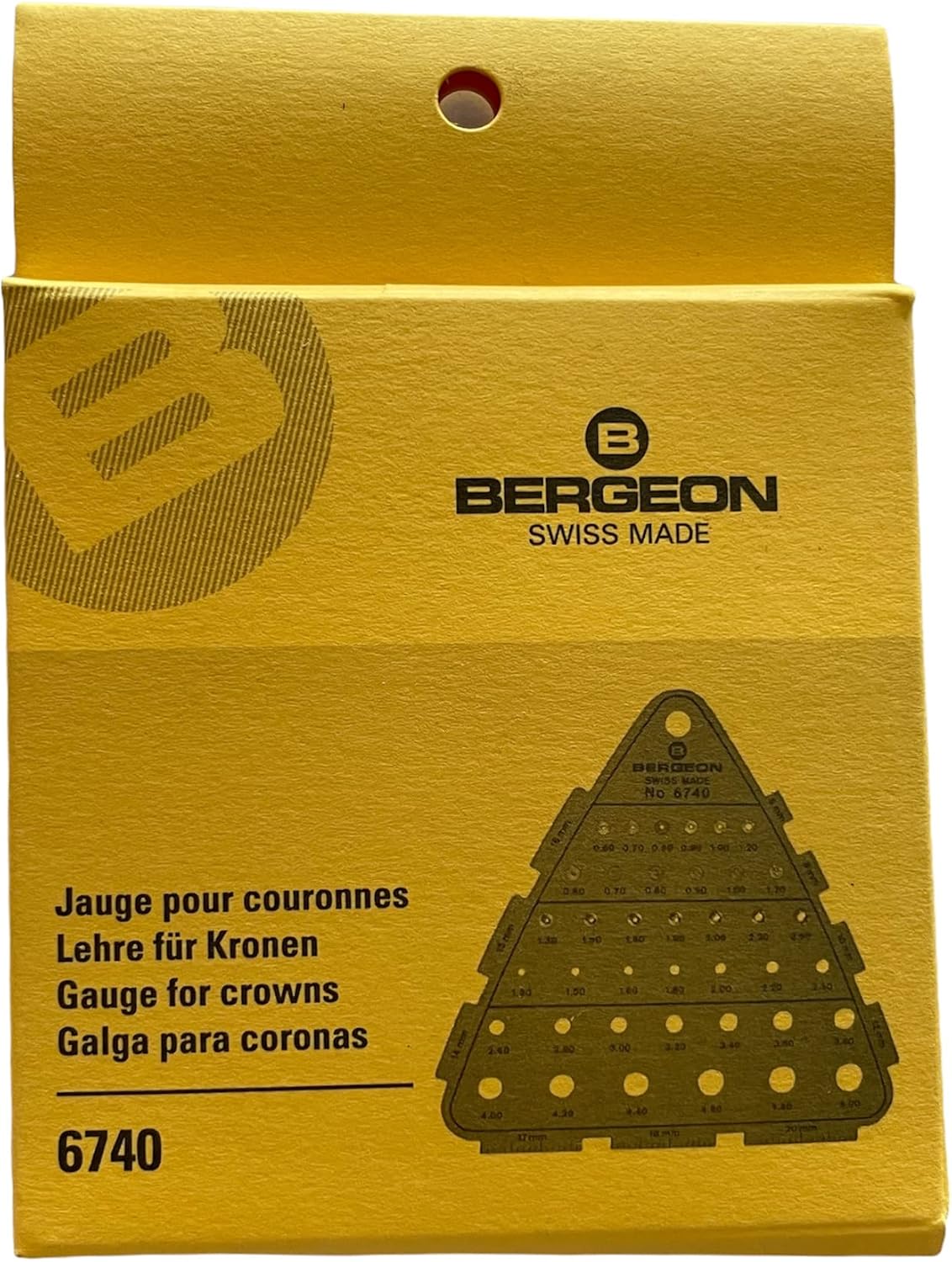Bergeon 6740 Watch Tool Watch Crown Gauge Winding stem Watch Tool