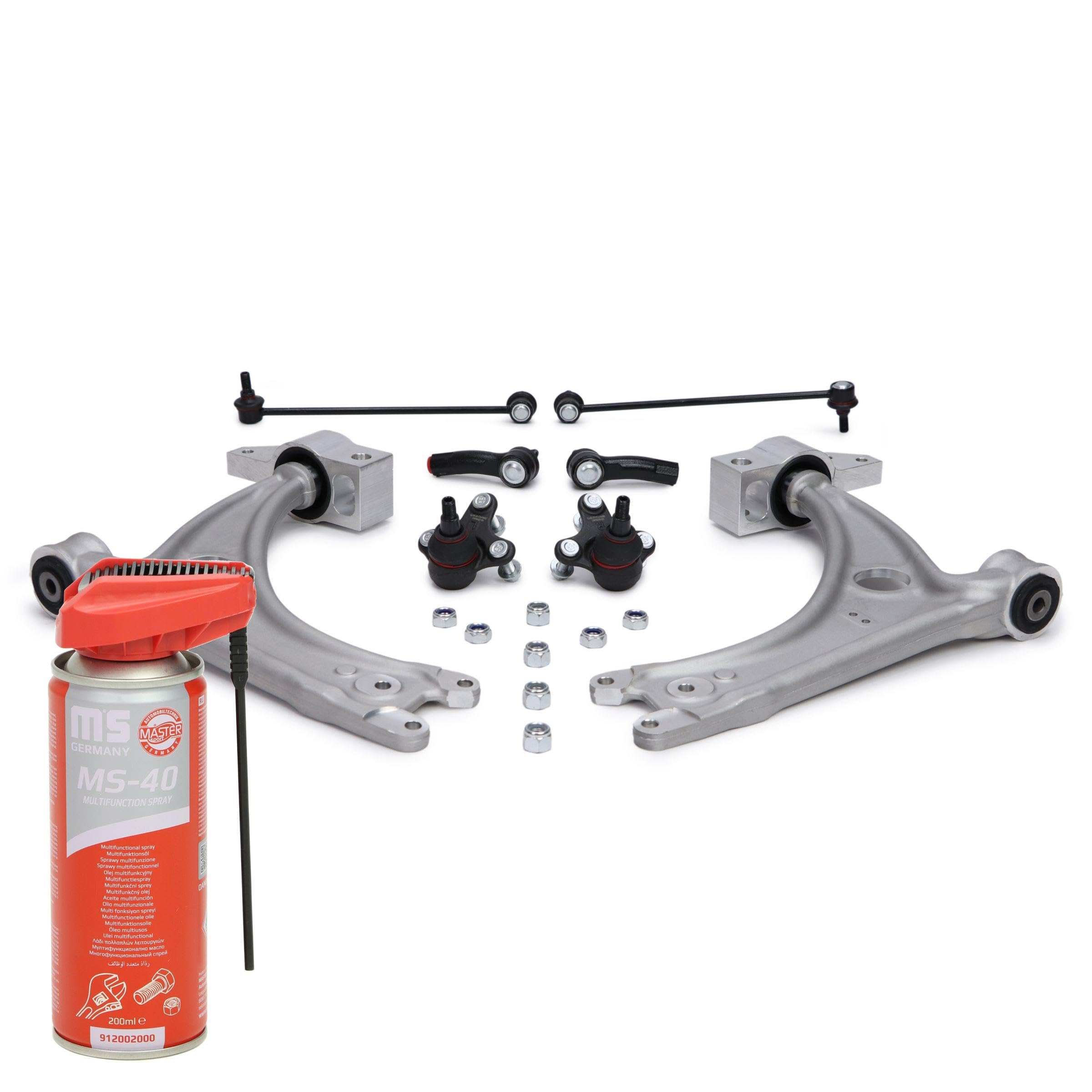 36824-SET-MSP Serie/Kit Kit braccio oscillante Sospensione ruota Anteriore 200ml