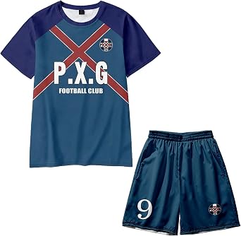 Anime Blue Lock T-Shirt + Shorts Set for Men Women 2pcs Short Sleeve Sportswear Prints Cosplay Summer Tracksuits