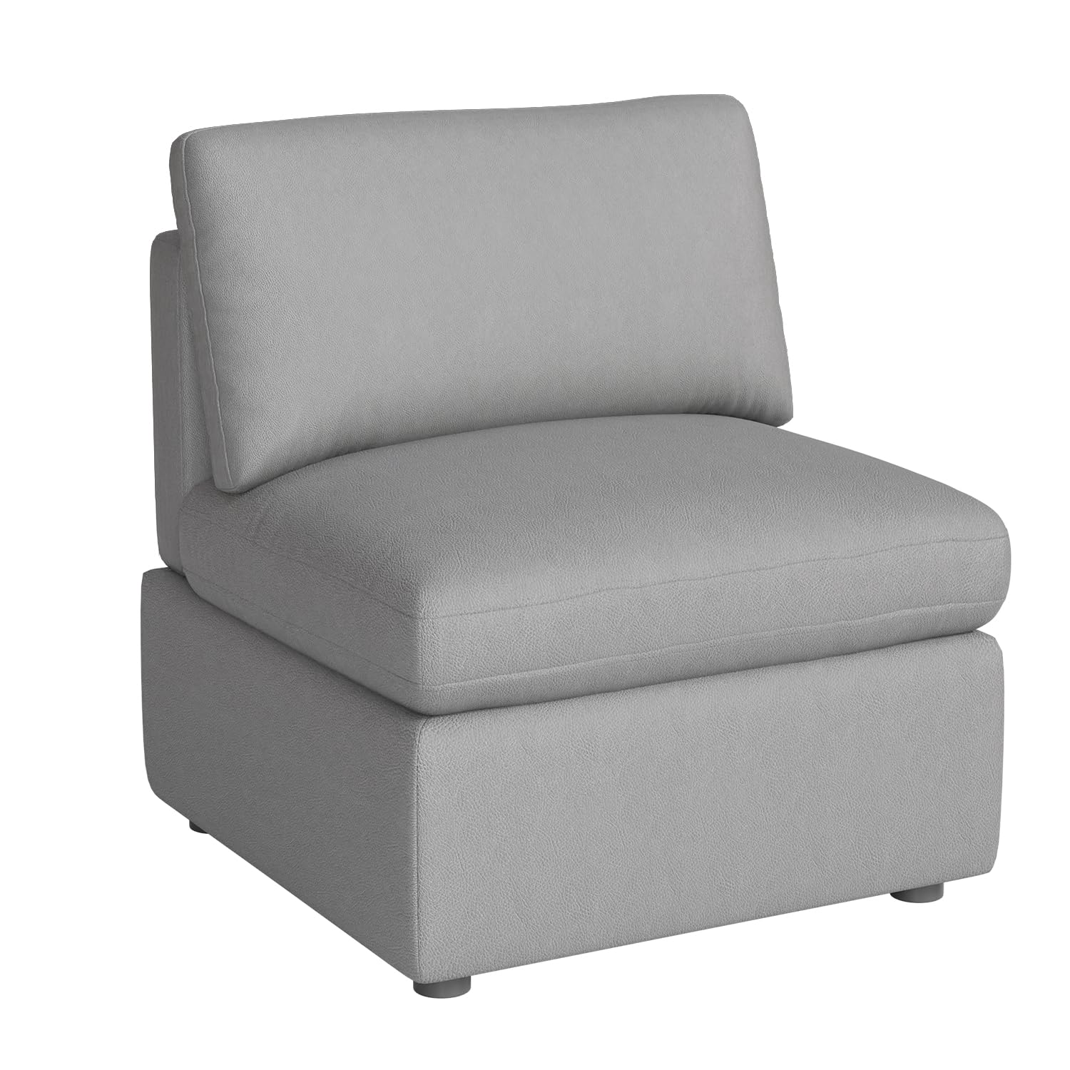 PayLessHere Single Sofa Couch Convertible Sofa 1-Seat Sofa Modular Sectional Sofa Couch for Living Room Bedroom Office Light