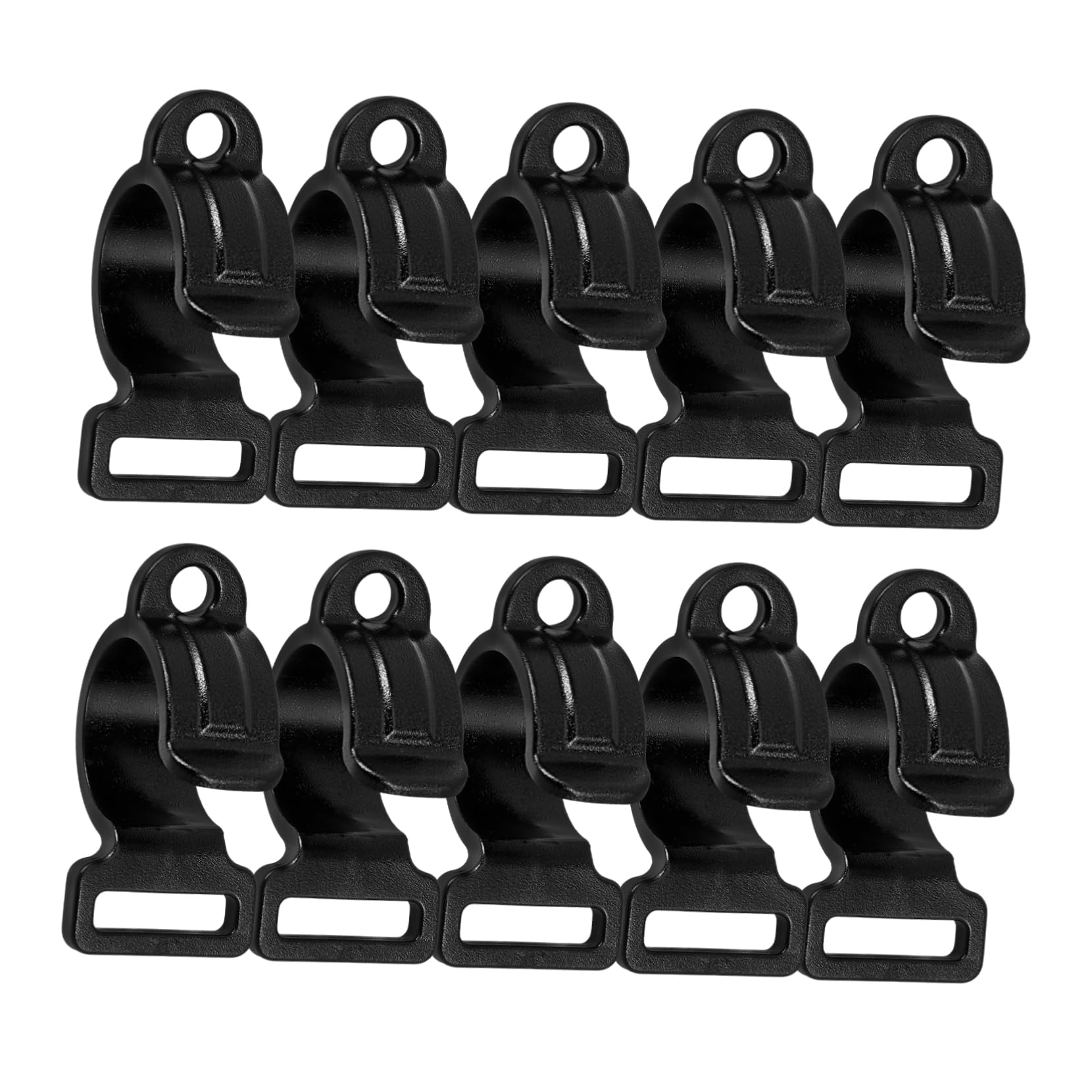 BESPORTBLE 10pcs Outdoor Tent Hook Reusable Tent Hooks Tent Clips Hanging Hook Outdoor Hooks Camping Tent Accessories Camping Clip Storage Rack Hooks Camping Hook Tent Pole Hanger Cord Hooks
