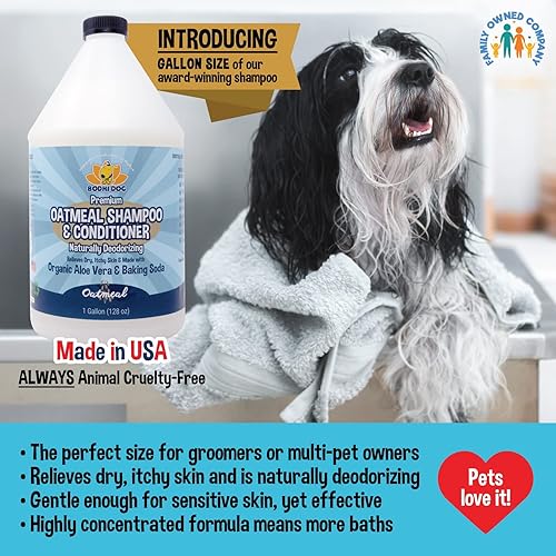 Miniatura 3 de Bodhi Dog Champú y acondicionador de avena  Desodoriza naturalmente perros, gatos y mascotas con ingredientes orgánicos  Calma e hidrata la piel