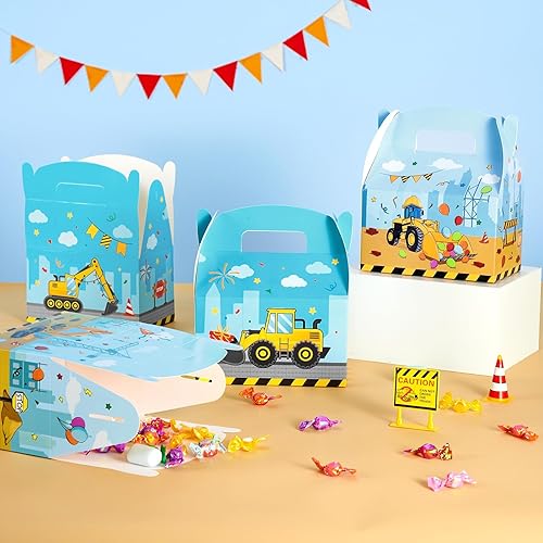 Miniatura 46 de WERNNSAI Paquete de 12 cajas de fiesta de dinosaurios, decoraciones de cumpleaños de dinosaurios, cajas de recuerdo de fiesta de dinosaurios