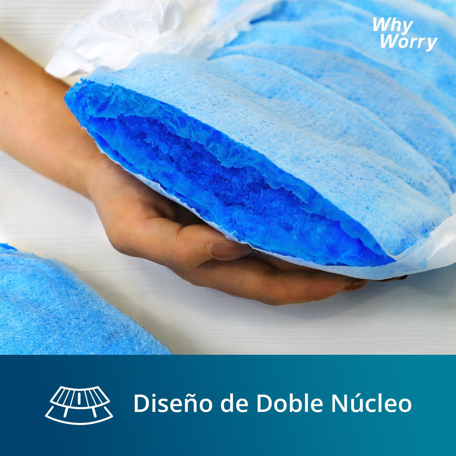 WhyWorry Ultimate Pañales Adultos Unisex para Incontinencia Severa, Bragas Absorbentes Desechables con Máxima Absorción, Mujeres y Hombres, Antiolor, Talla M, 14 Unidades