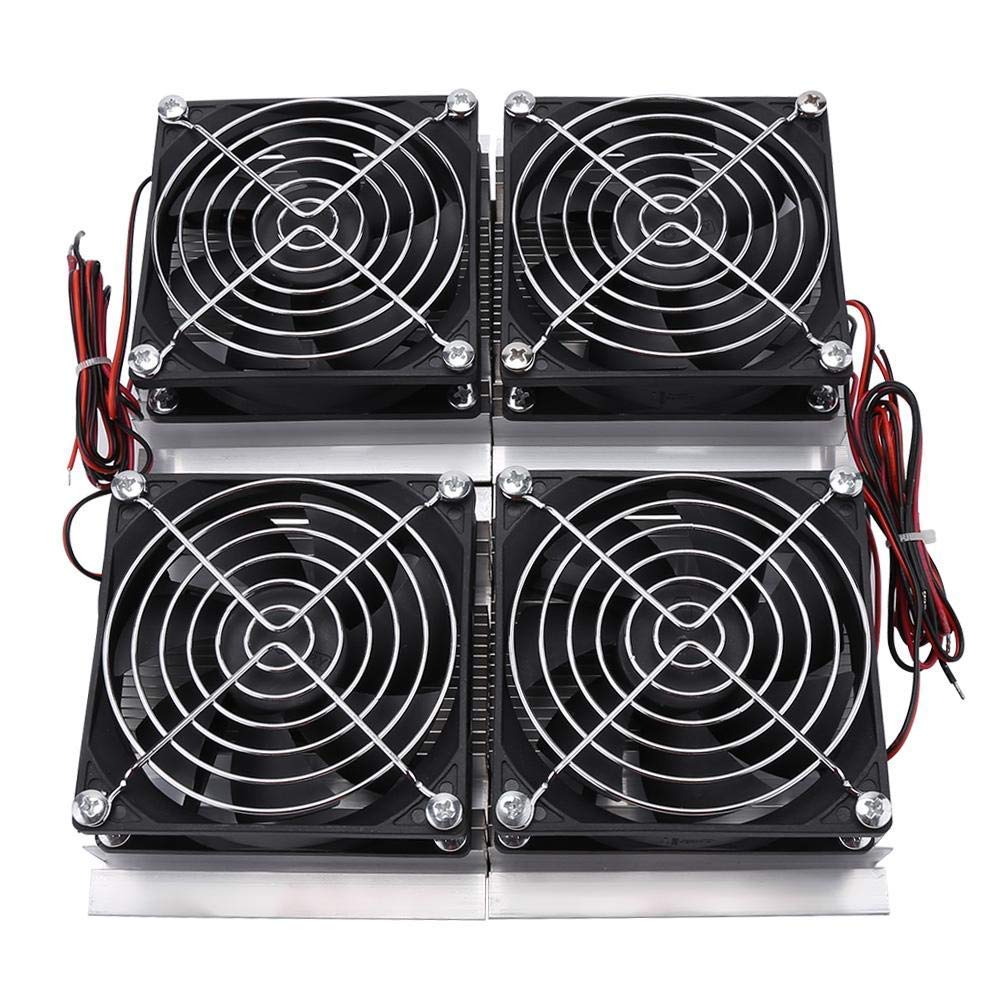 Refrigerador termoeléctrico de placa fría Peltier semiconductor alto rendimiento 240W con ventilador negro