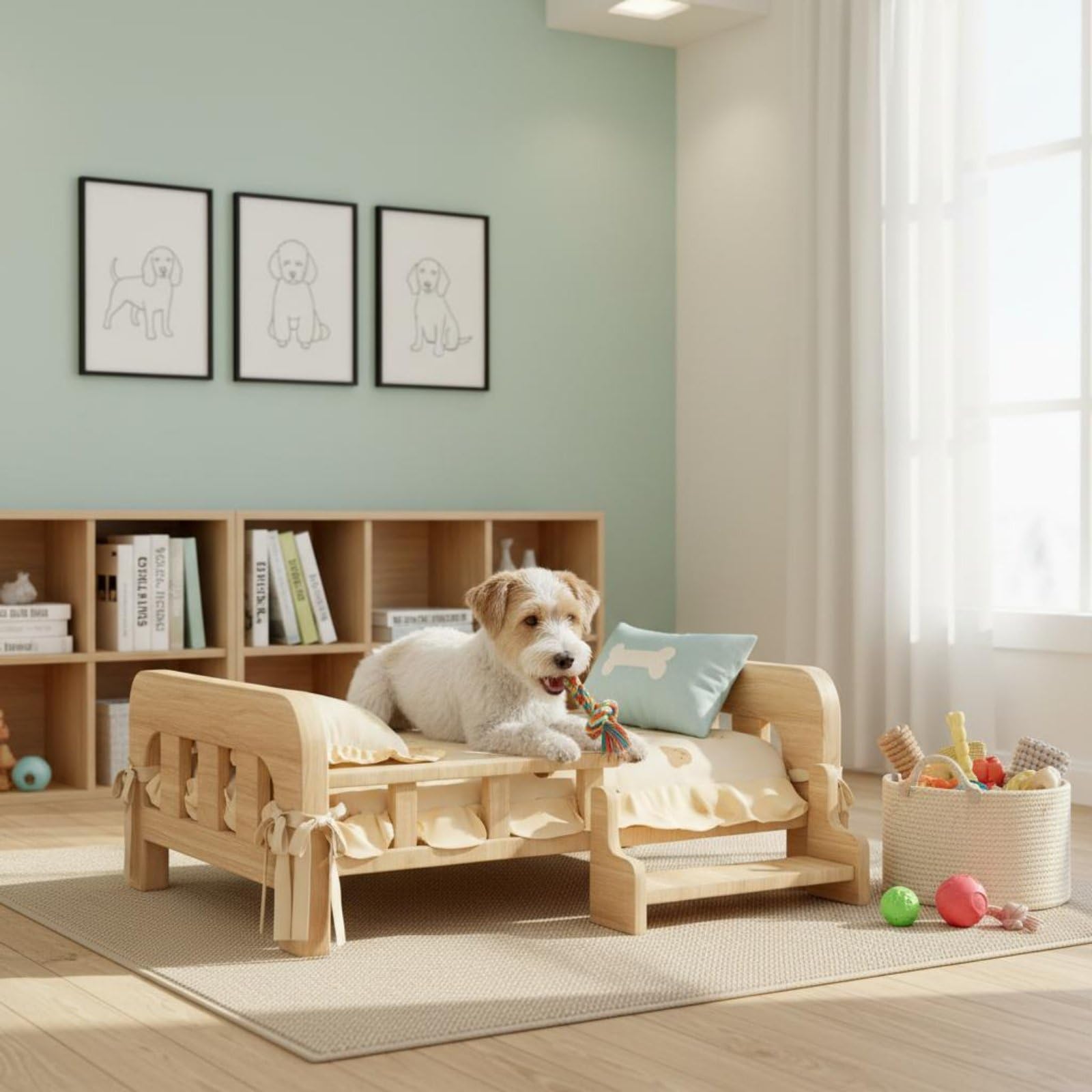 Cama para Perros Cama para Mascotas Cama, Mediano 55 35 Cm, Style to 4