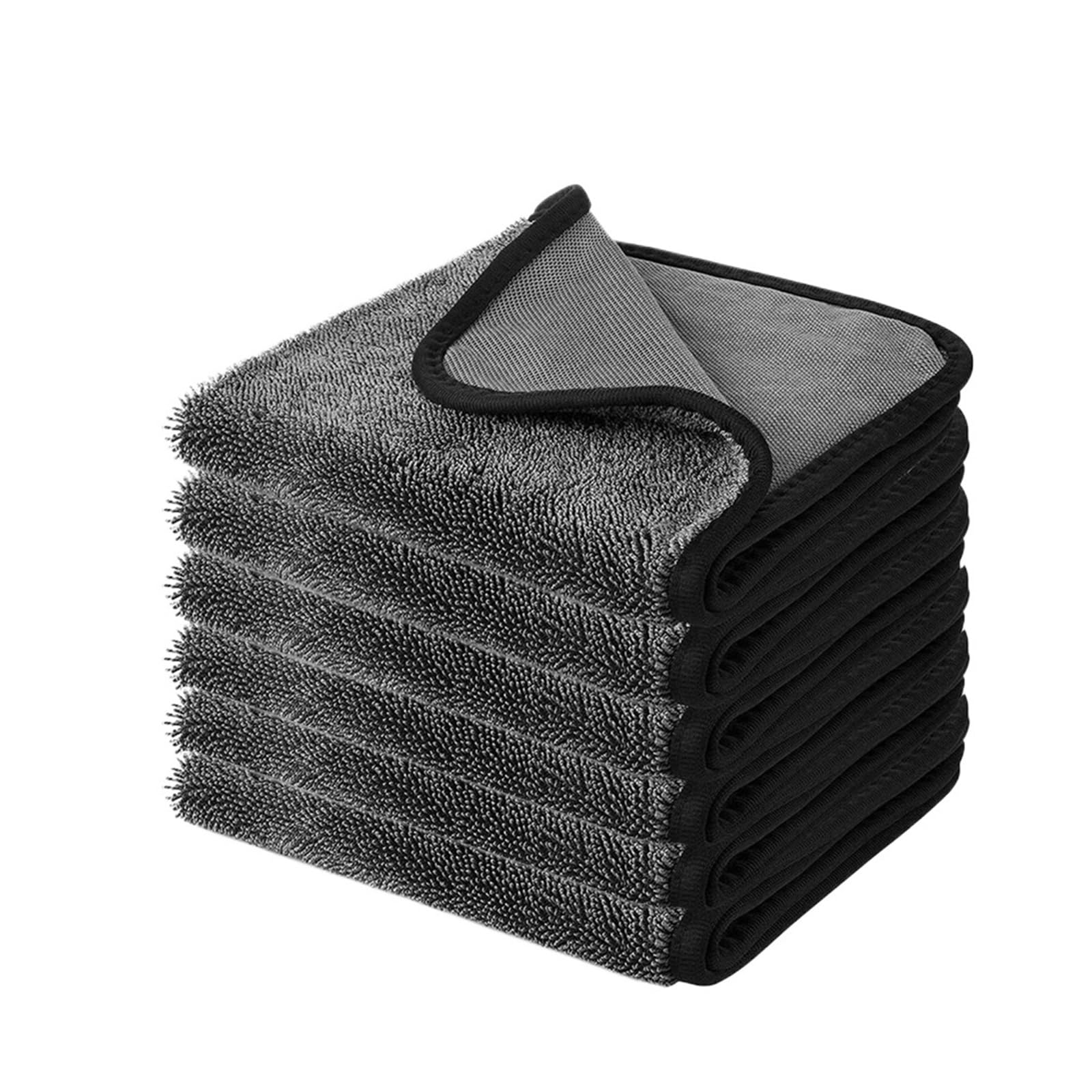 Genérico Toallas de Microfibra, paño Limpieza Secado, Toalla for casa, Cocina, Ventana, Suministros(40x60cm-6Pcs)