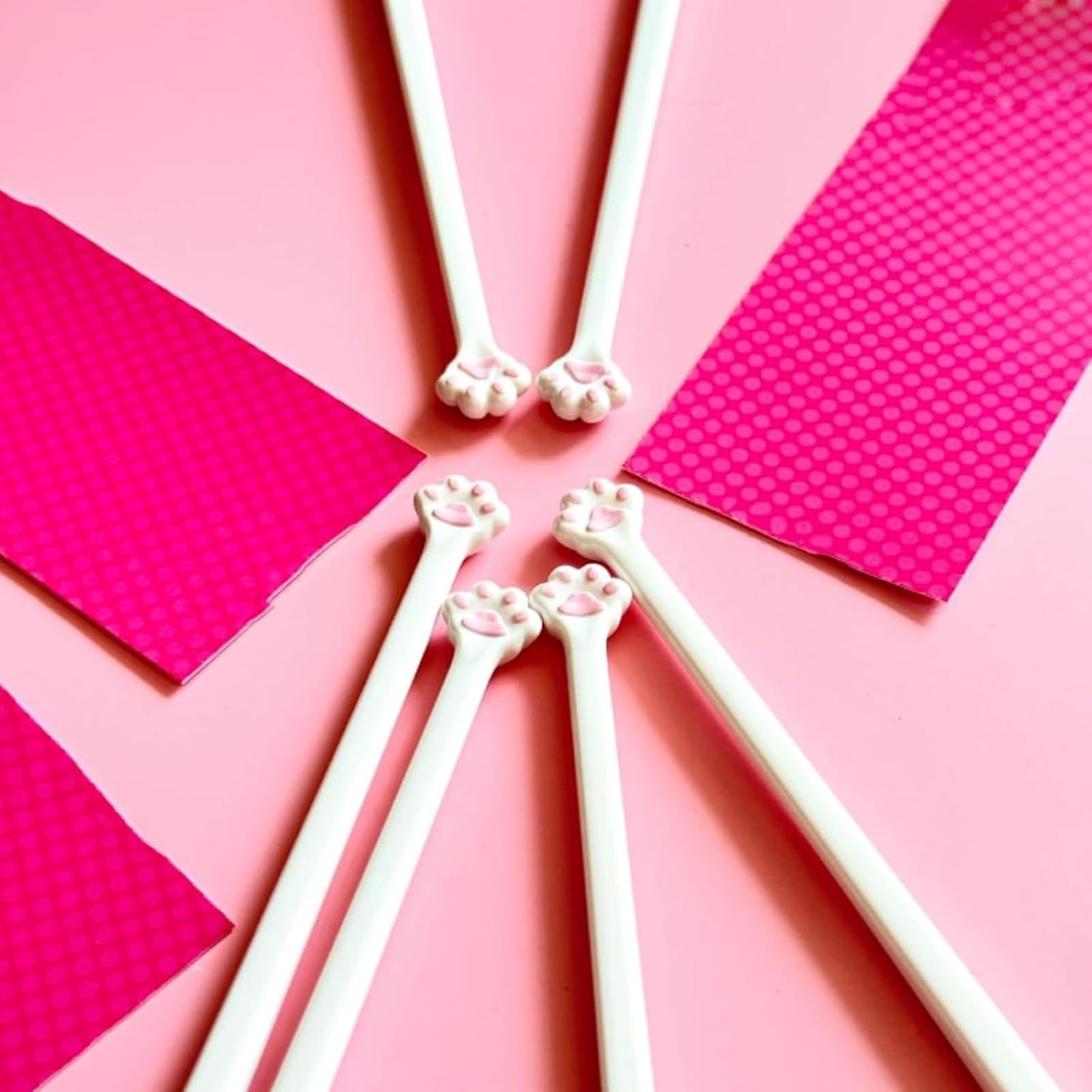 2 Paar Katzenpfoten Essstäbchen - Wiederverwendbare Süße Stäbchen Für Sushi & Nudeln